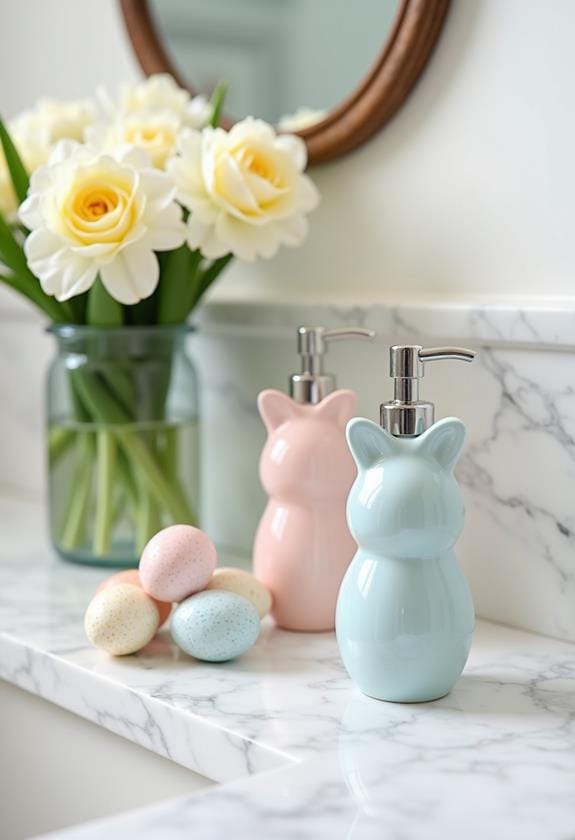 adorable bunny soap dispensers