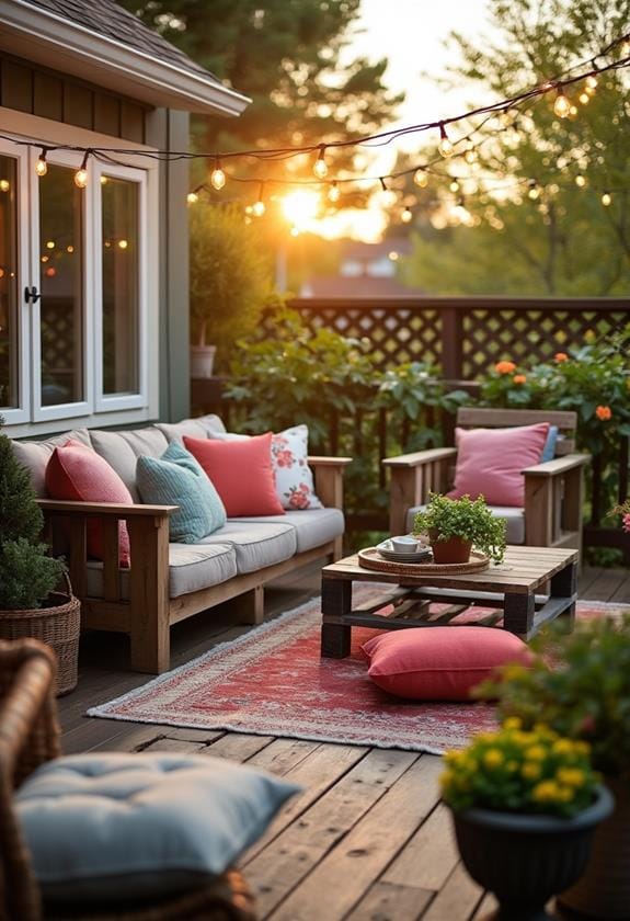 affordable summer deck decor
