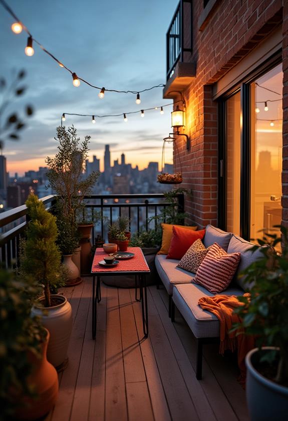 affordable tiny balcony makeover