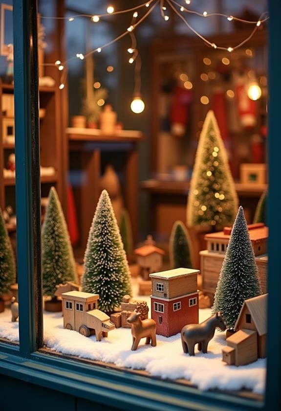 antique toy showcase exhibit