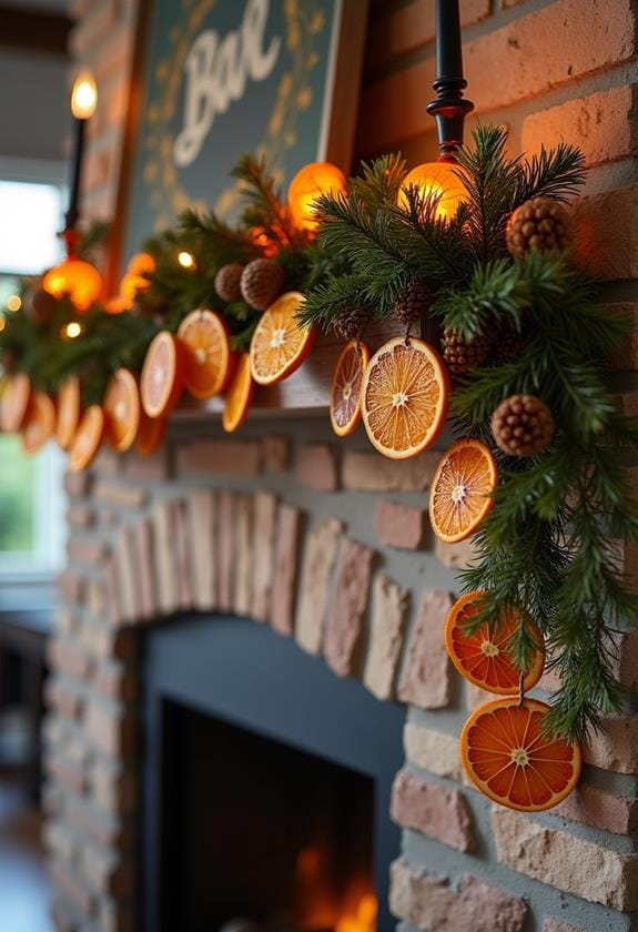aromatic citrus decor accent
