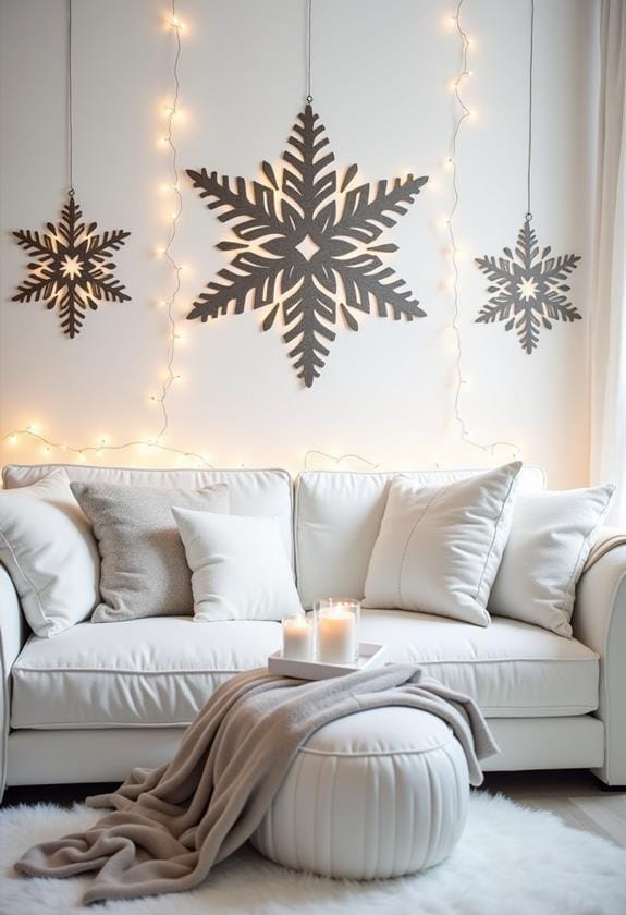 art inspired by snowflakes