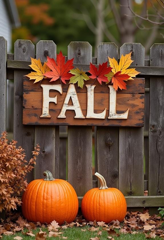 autumn decor for outdoors