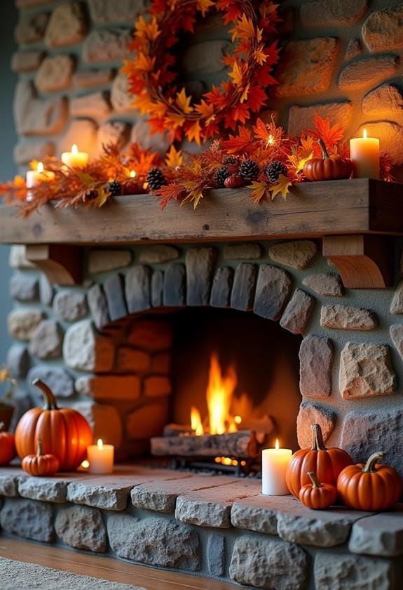 autumn decor garland swags