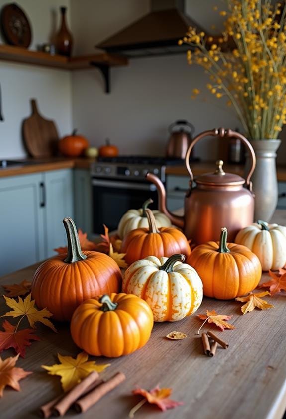 autumn harvest decoration showcase