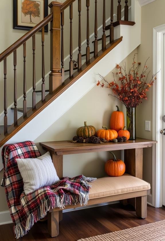 autumn inspired foyer decoration ideas