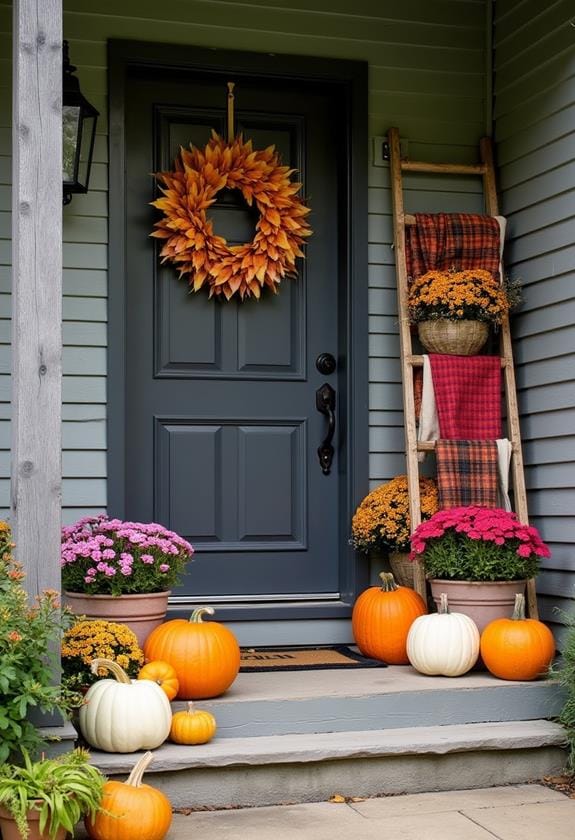 autumn inspired outdoor decorations