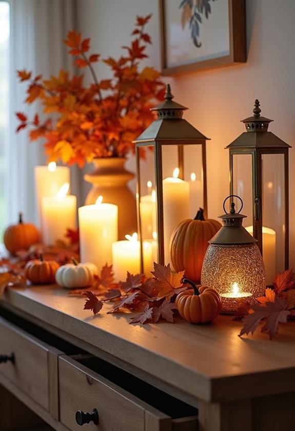 autumn lantern decor ideas
