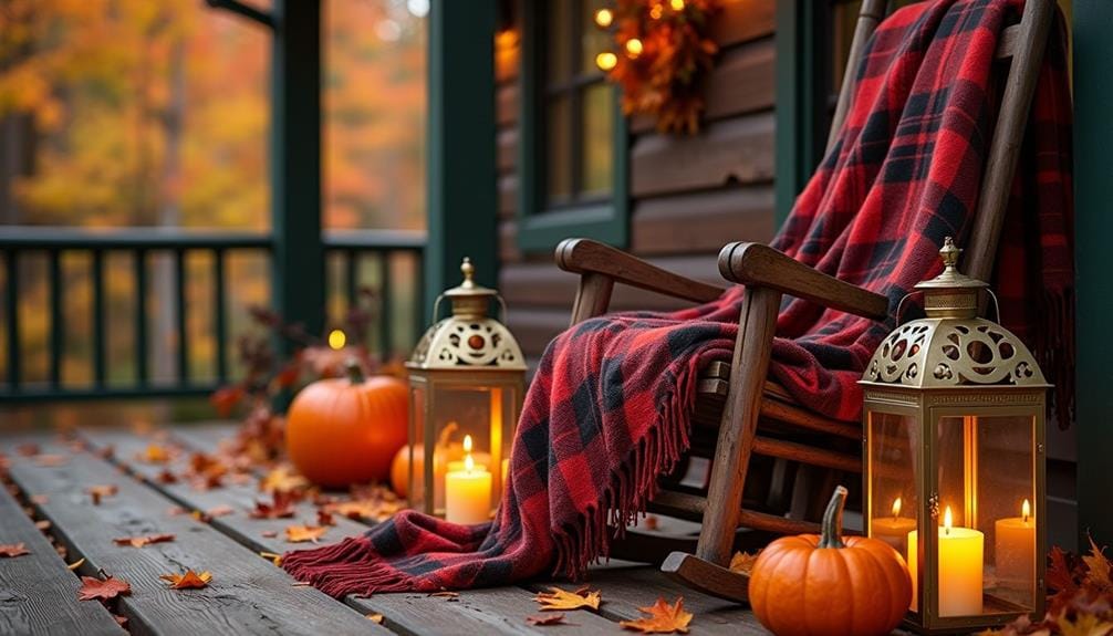 autumn lantern decor selection