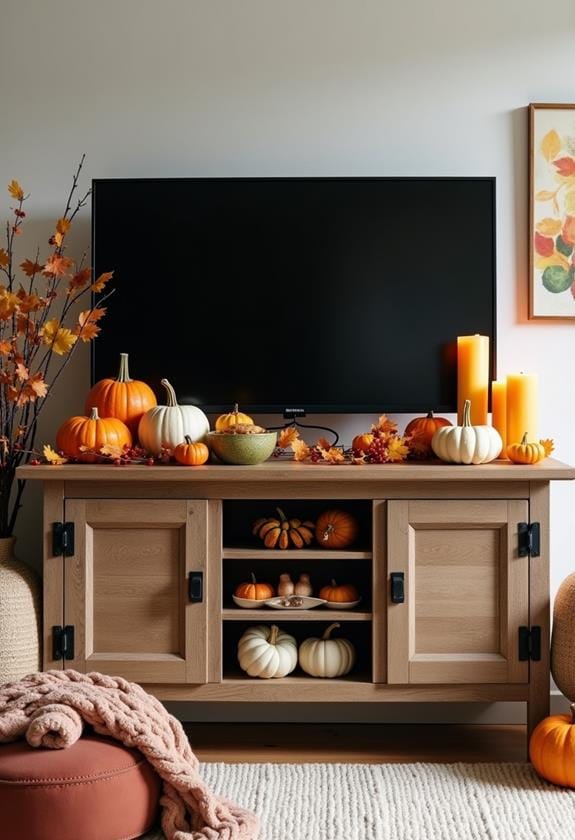 autumn pumpkin gourd showcase