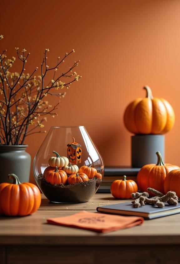 autumn themed office decorations