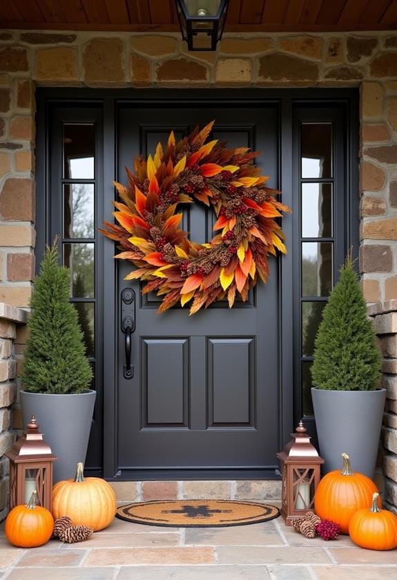 autumn wreath design ideas