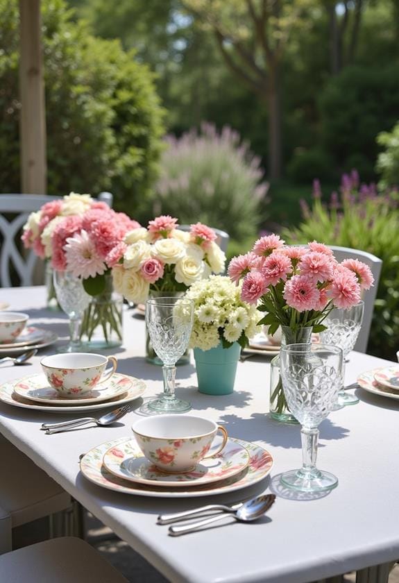 blooming garden dining set