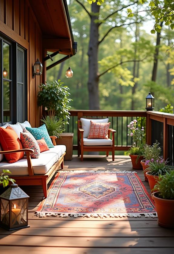 bohemian outdoor rug designs