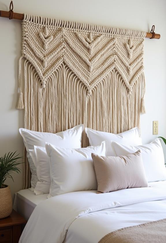 boho macram wall decor