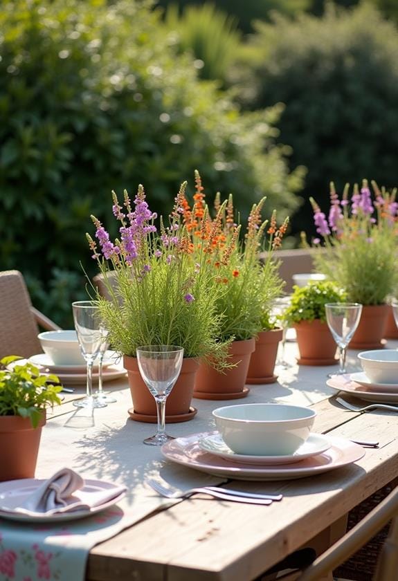 botanical table decorations ideas