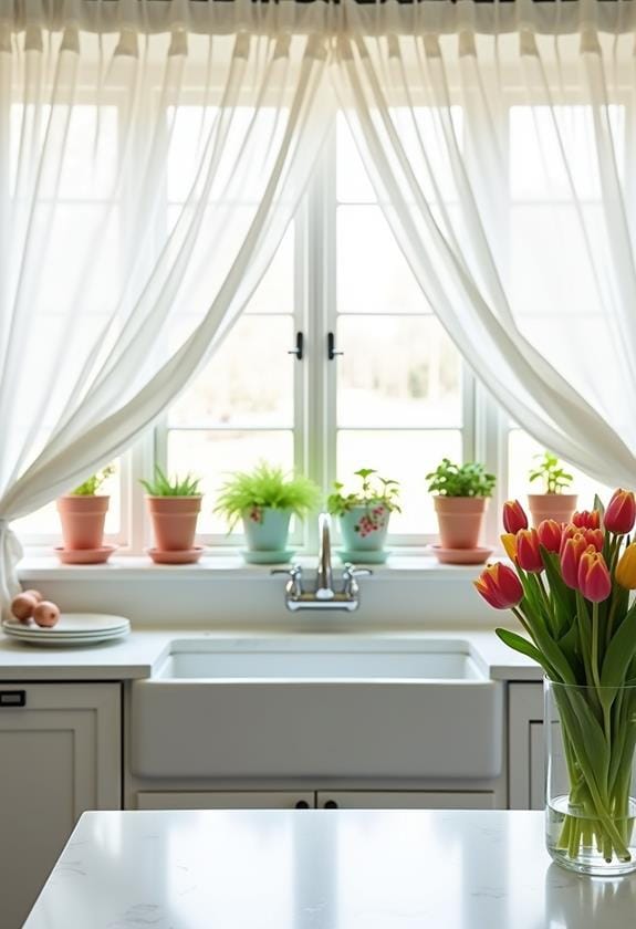 bright breezy sheer drapery