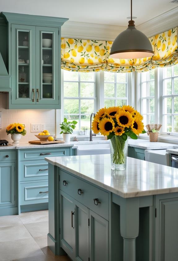 bright summer kitchen decor ideas