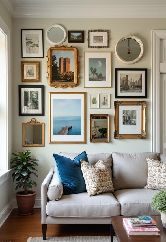 budget friendly gallery wall tips