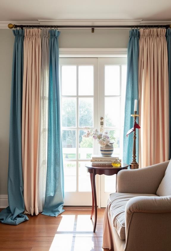 budget friendly no sew curtains