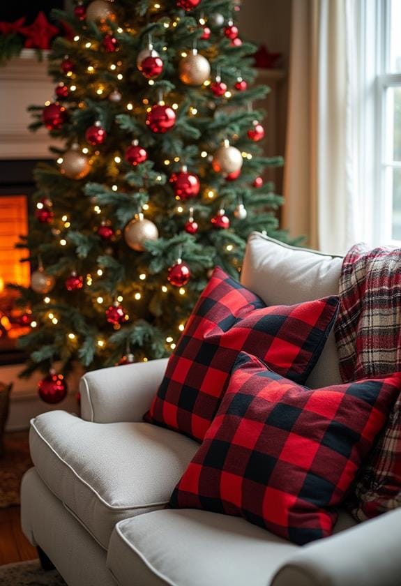 buffalo plaid christmas decor