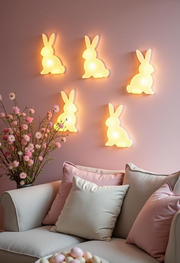 bunny fairy light decorations