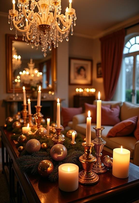 candlelit dramatic lighting setup