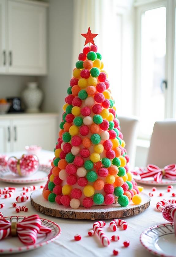 candy coated festive creation