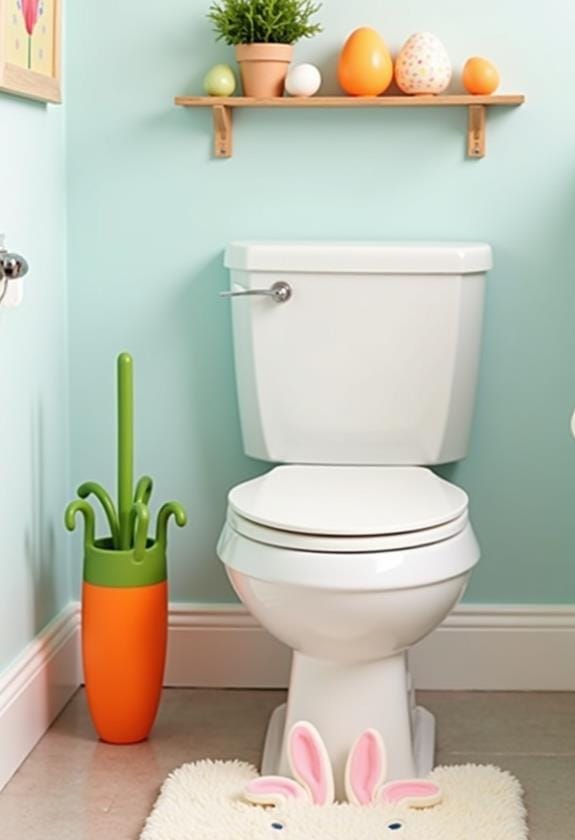 carrot shaped toilet brush holders