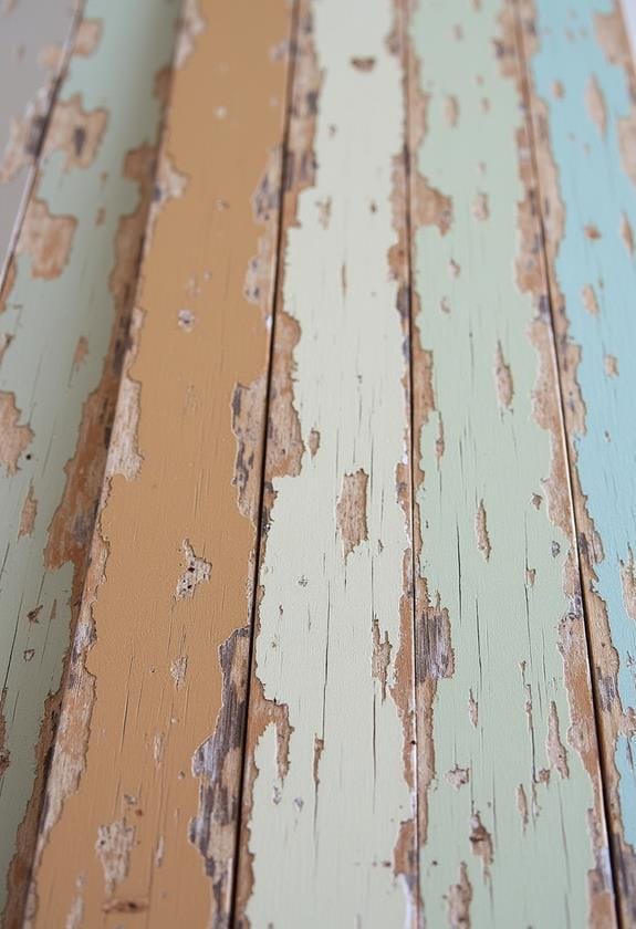 chalk paint distressing method