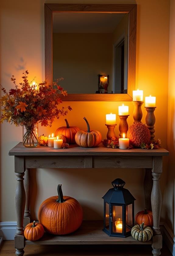 charming autumn decor arrangement