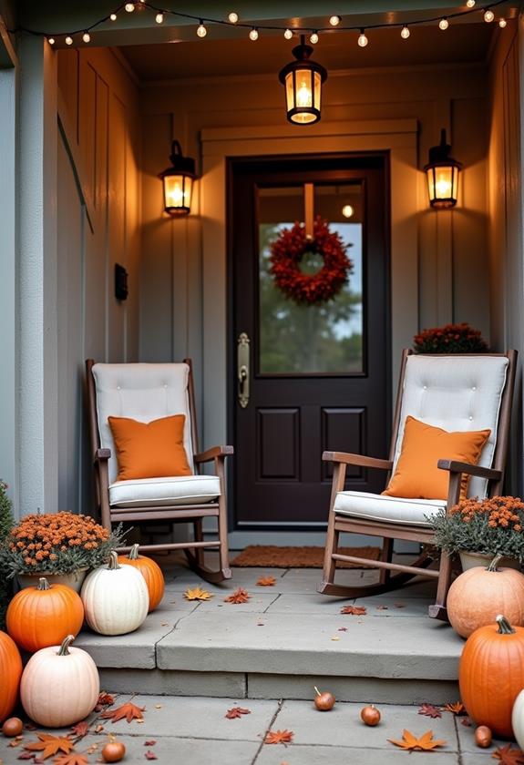 charming autumn pumpkin decor
