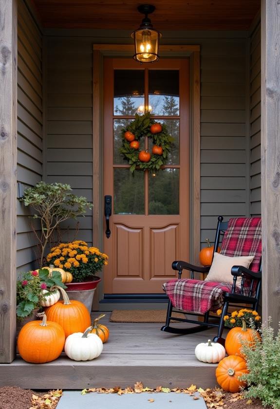 charming autumn pumpkin decor