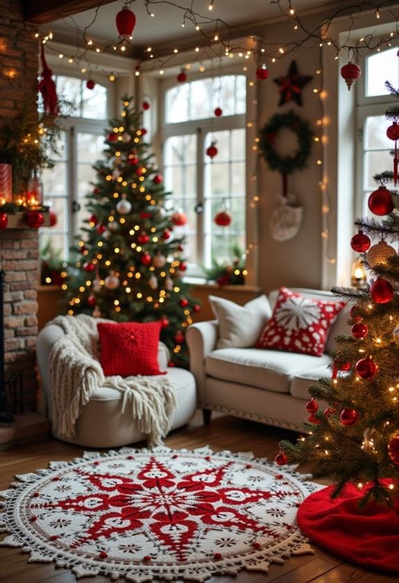 charming crochet christmas decor