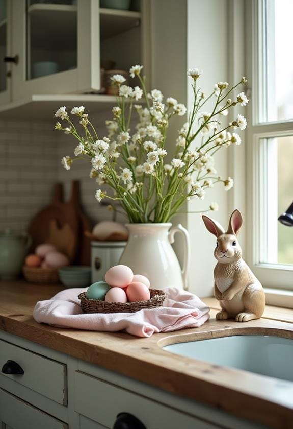 charming easter kitchen decor