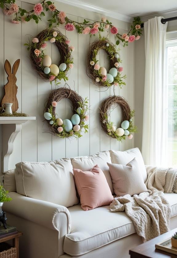 charming easter wall decor