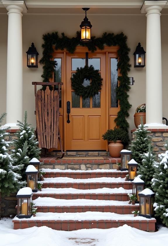 charming handcrafted winter decor