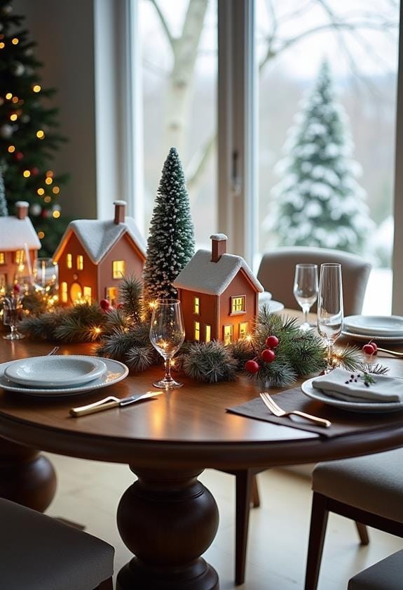 charming holiday decor display