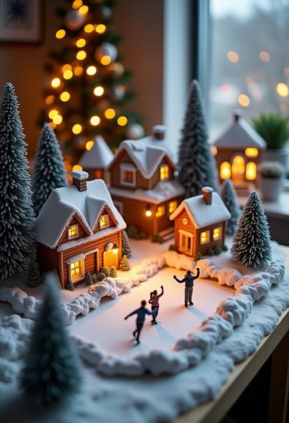 charming holiday display set