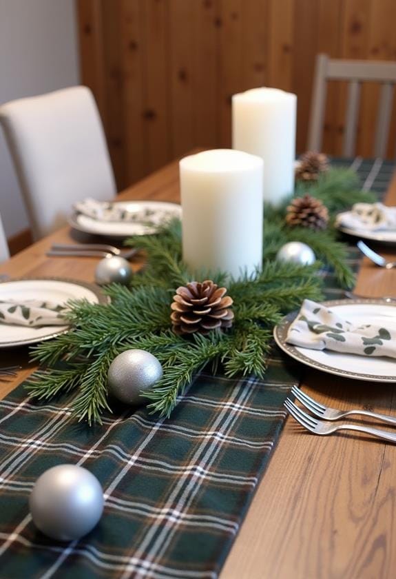 charming holiday table decor