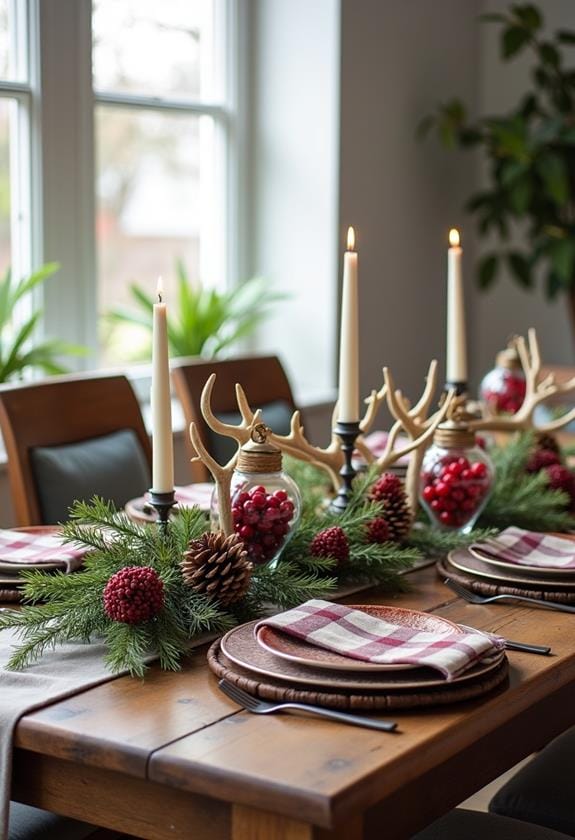 charming natural table decor