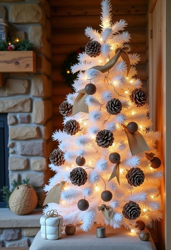 charming nature inspired winter retreat