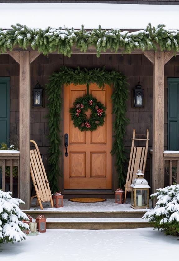 charming outdoor christmas decor
