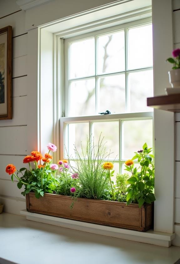 charming retro garden decor