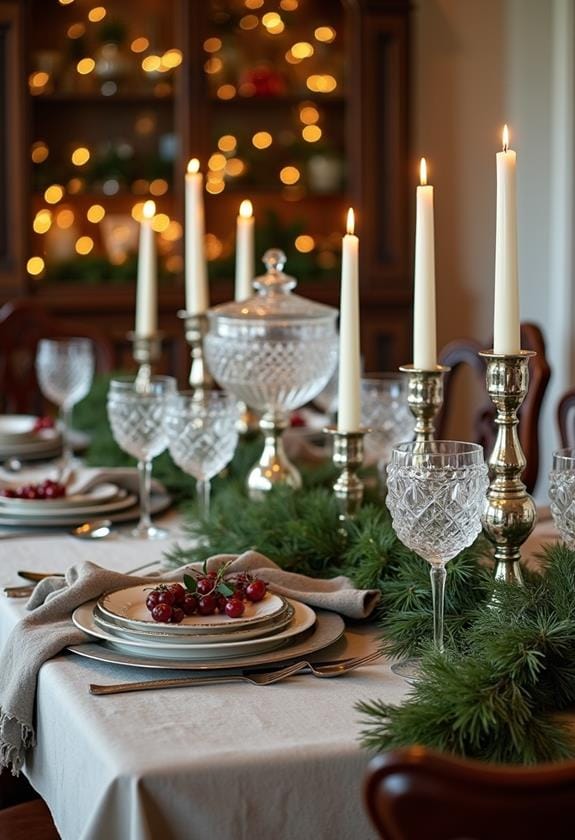 charming retro holiday display