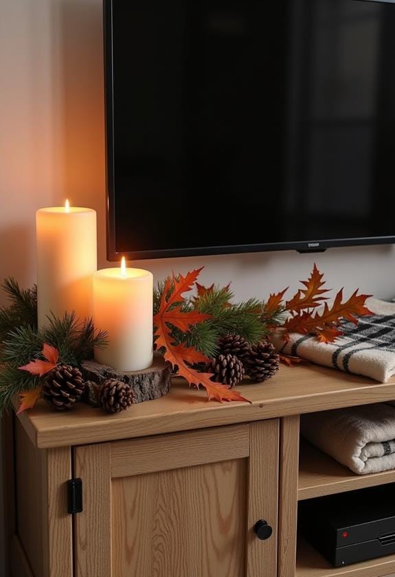 charming rustic candle decor