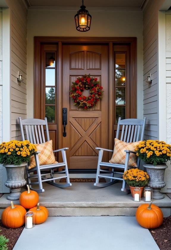 charming rustic entryway accents