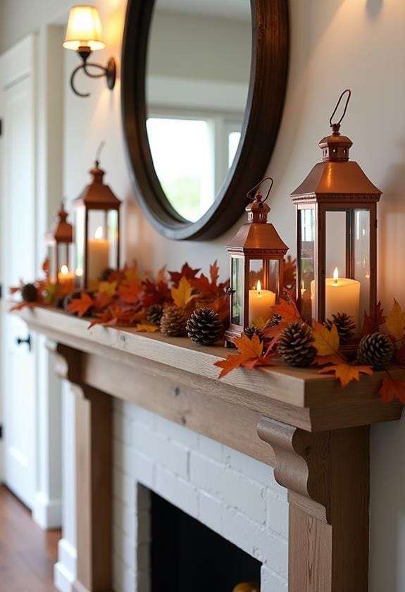 charming rustic lantern decor