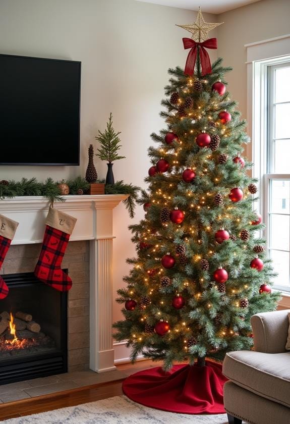 charming rustic red plaid