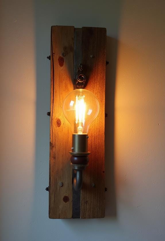 charming rustic wall lighting
